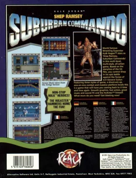 Suburban Commando box cover back